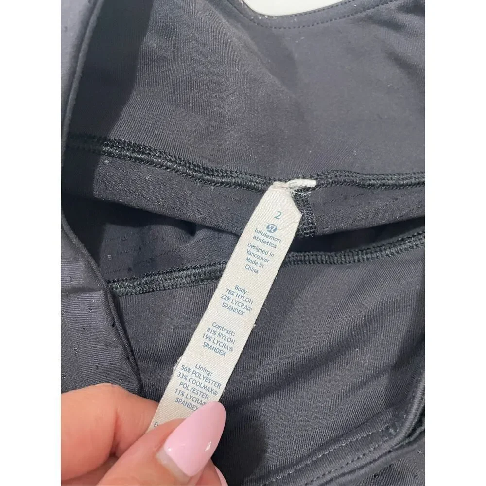 Lululemon Perforated High Waisted Leggings Size 2